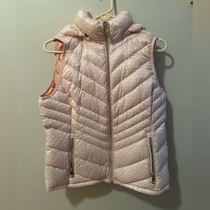Michael Kors packable pink vest. Size medium